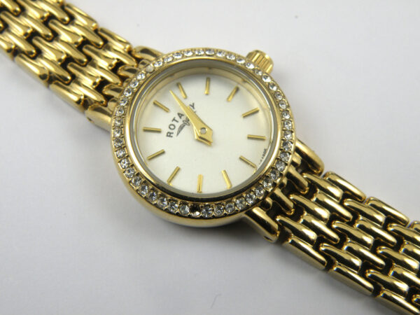 Rotary Ladies Gold Plated Dress LB02835/03 - 100m