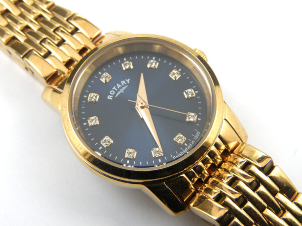 Rotary SLOANE LB02462/05 Ladies Rose Gold Plated Bracelet Wrist Watch