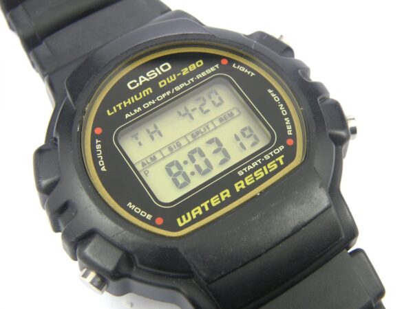 Gents CASIO DW-280 Digital Multifuction Watch - 200m