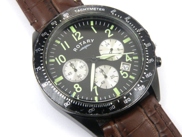 Gents Rotary GS03908/04 Tachymeter Chronograph - 100m