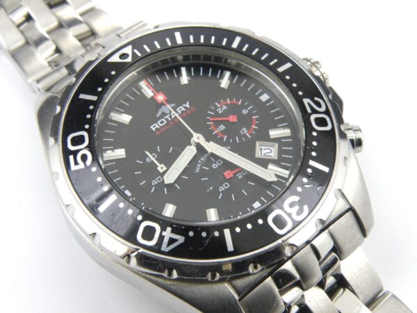 Men's Rotary AGB00013/C/04 Military Chrono Divers Watch - 100m
