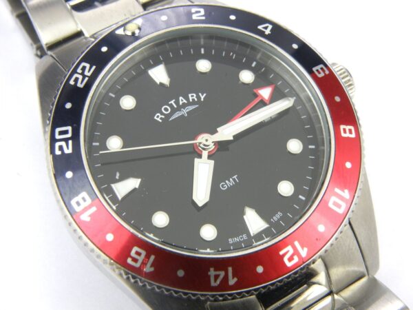 Men's Rotary GB00680/04 Pepsi Sports GMT Watch - 50m