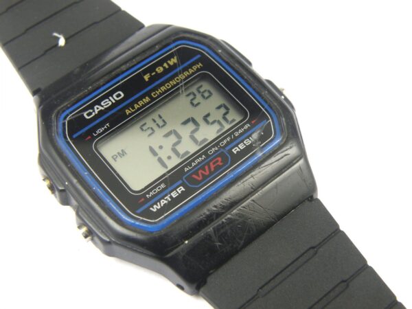 Casio F-91W 593 Module Men's Resin Digital Watch