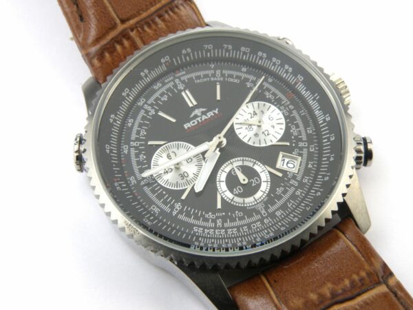 Gents's Rotary Aquaspeed Chronograph Black Dial GS00101/04 - 100m