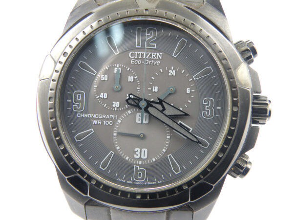 Mens Citizen Eco Drive H500-S087856 Steal Chrono Watch - 100m