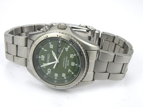 Men's Seiko 5M63-0A50 Military Kinetic Watch - 50m