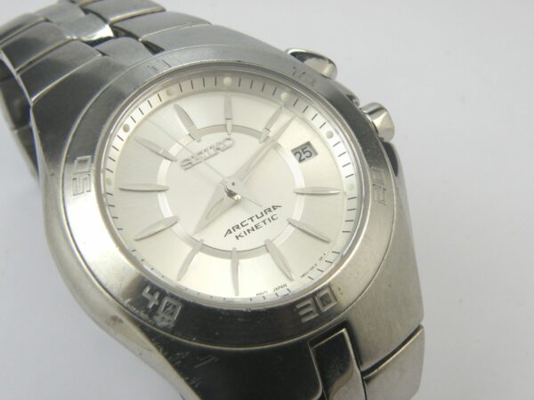 Mens Seiko Automatic Kinetic Arctura Watch 5M62-0AL0 - 100m