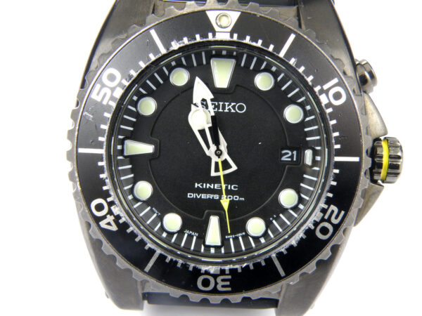 Men's Seiko Divers 5M62-0BL0 Kinetic Watch - 200m