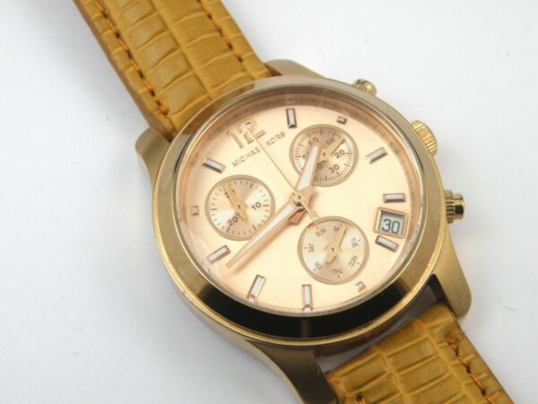 Michael Kors MK-5430 Ladies Rose Gold Dress Chrono Watch - 100m