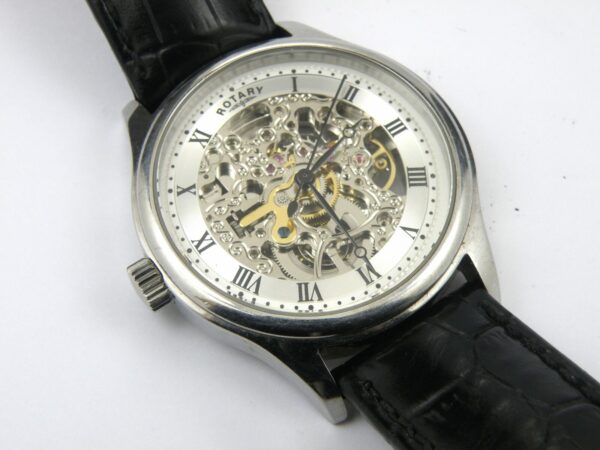 Rotary GS02518/06 Gent's Auto Skeleton Watch - 100m