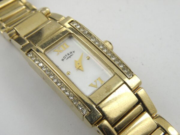 Rotary Ladies LB02423/41 Mother of Pearl Gold PVD Bracelet Watch