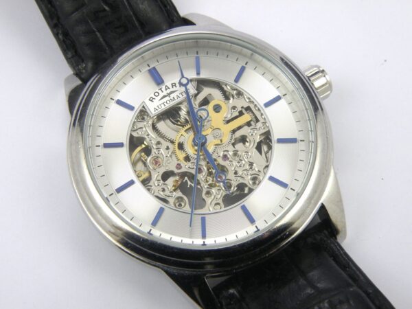Rotary Mens Automatic Skeleton Dial Watch GS00209/06 - 100m